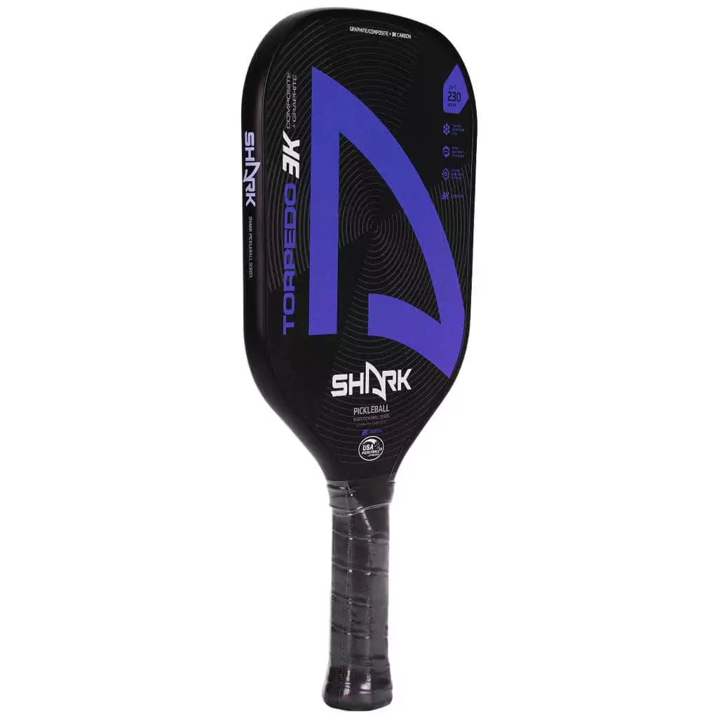 Transform Pickle Racket Shark TORPEDO 2023 Pickleball Paddle / Racket (Racquet/Raquete ...