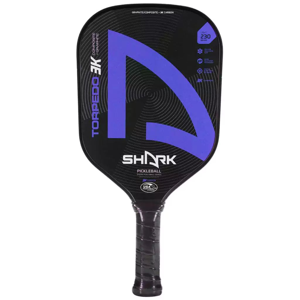 Shark TORPEDO 2023 Pickleball Paddle / Racket (Racquet/Raquete ...